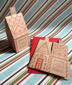 3D House Card – Gingerbread house