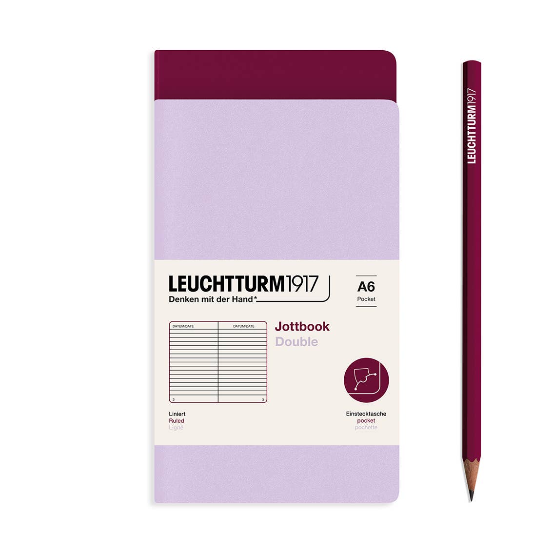 Leuchtturm1917 Jottbook - Lightweight Notebook Alternatives – Packs of 2