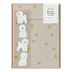 Midori Letter Set – Bichon Frise 949