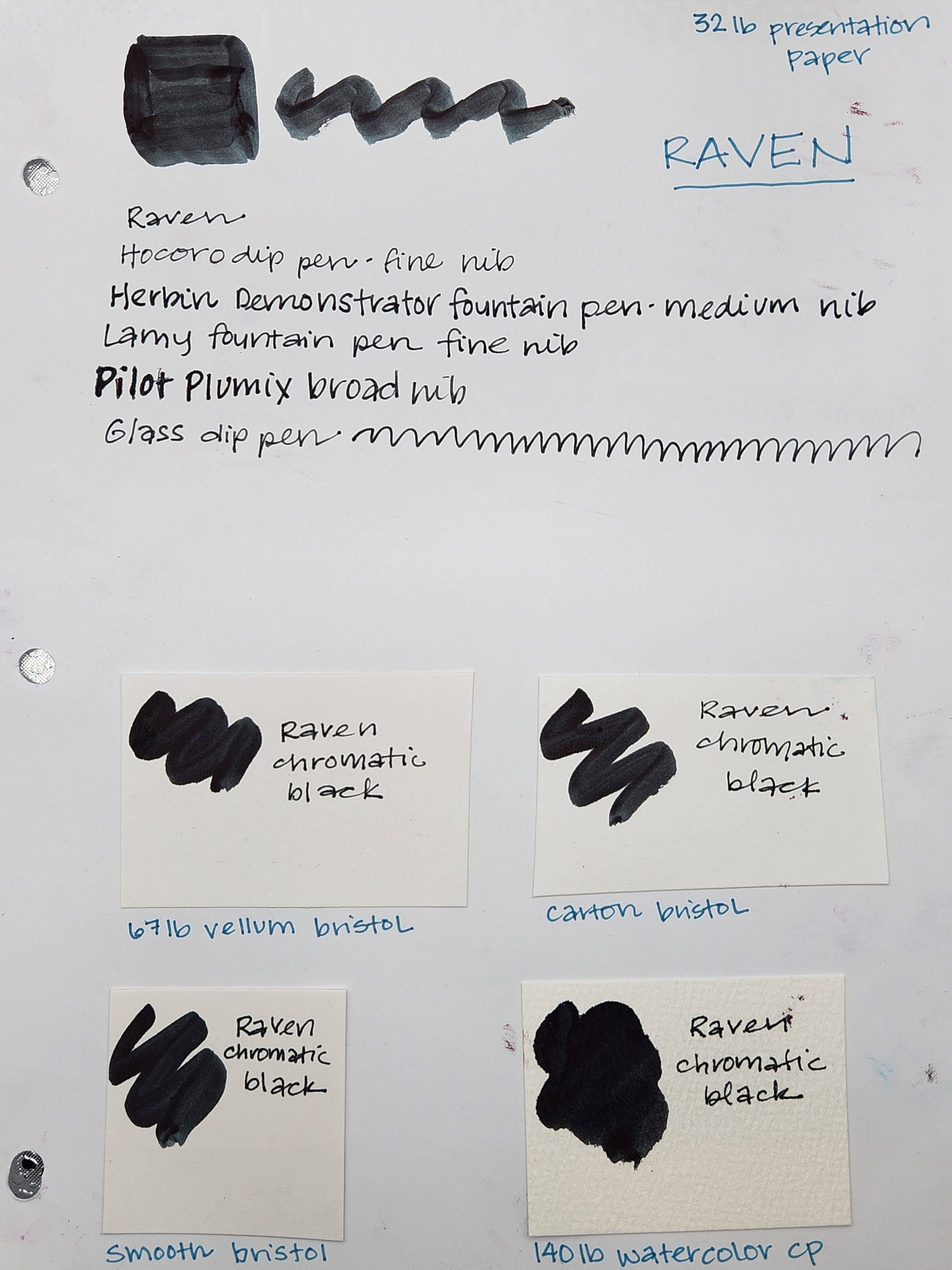 Fountain Pen Ink - Raven