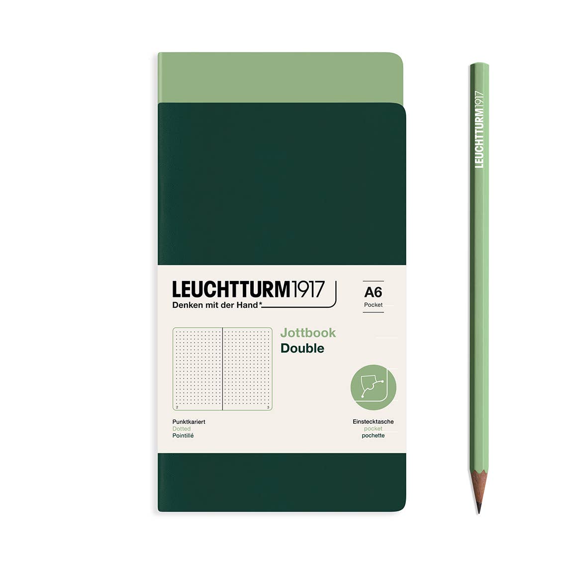 Leuchtturm1917 Jottbook - Lightweight Notebook Alternatives – Packs of 2
