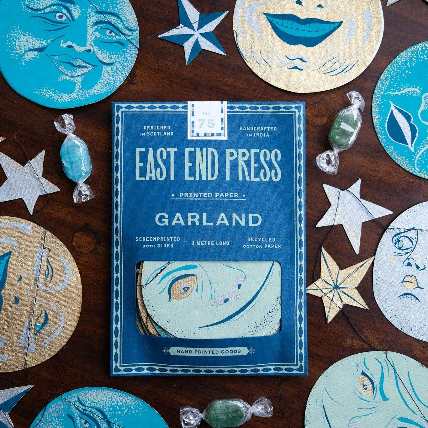 Man on the Moon – Sewn Garland (East End Press)