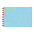 B7 Monthly Notebook Calendar (Jan - Dec 2027)