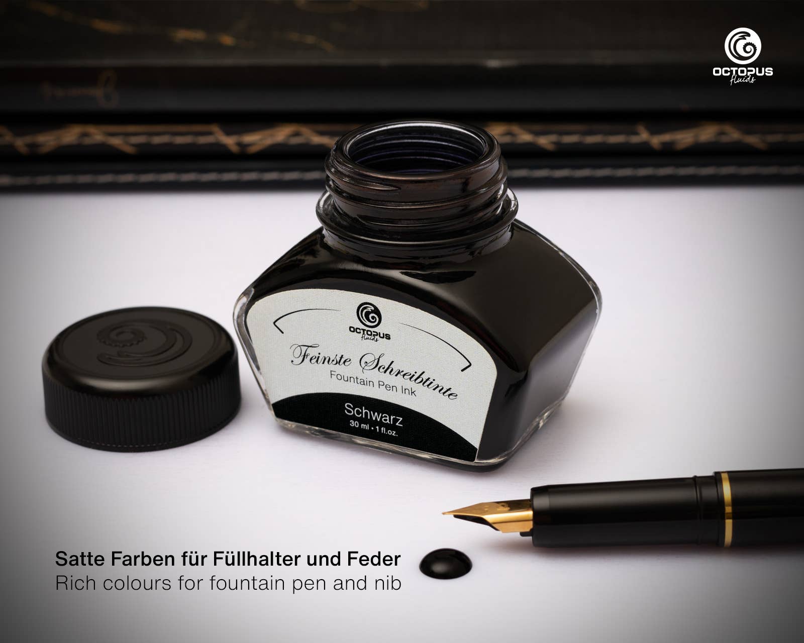 Octopus Fluids Writing Ink – Black