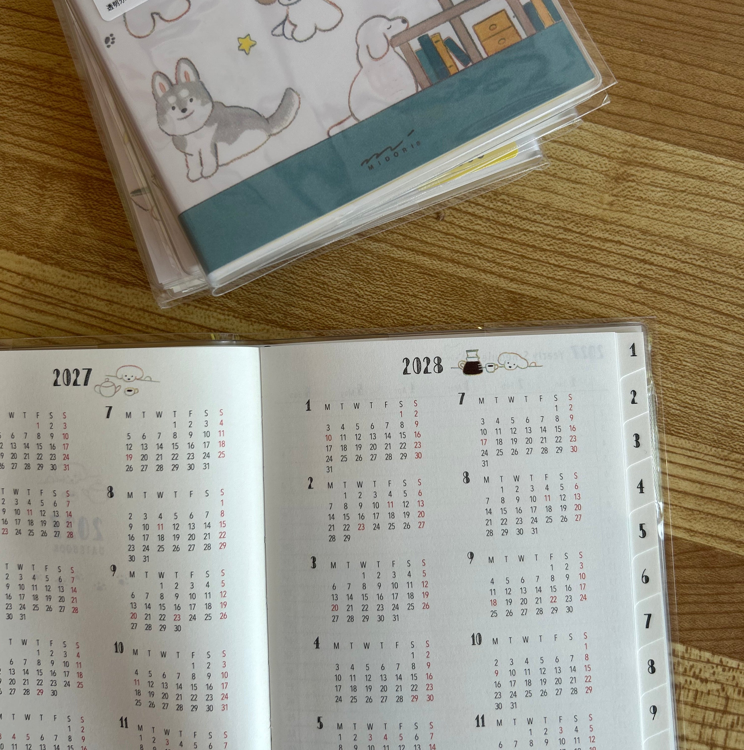 Midori Pocket Diary 2027 – A6 DOG