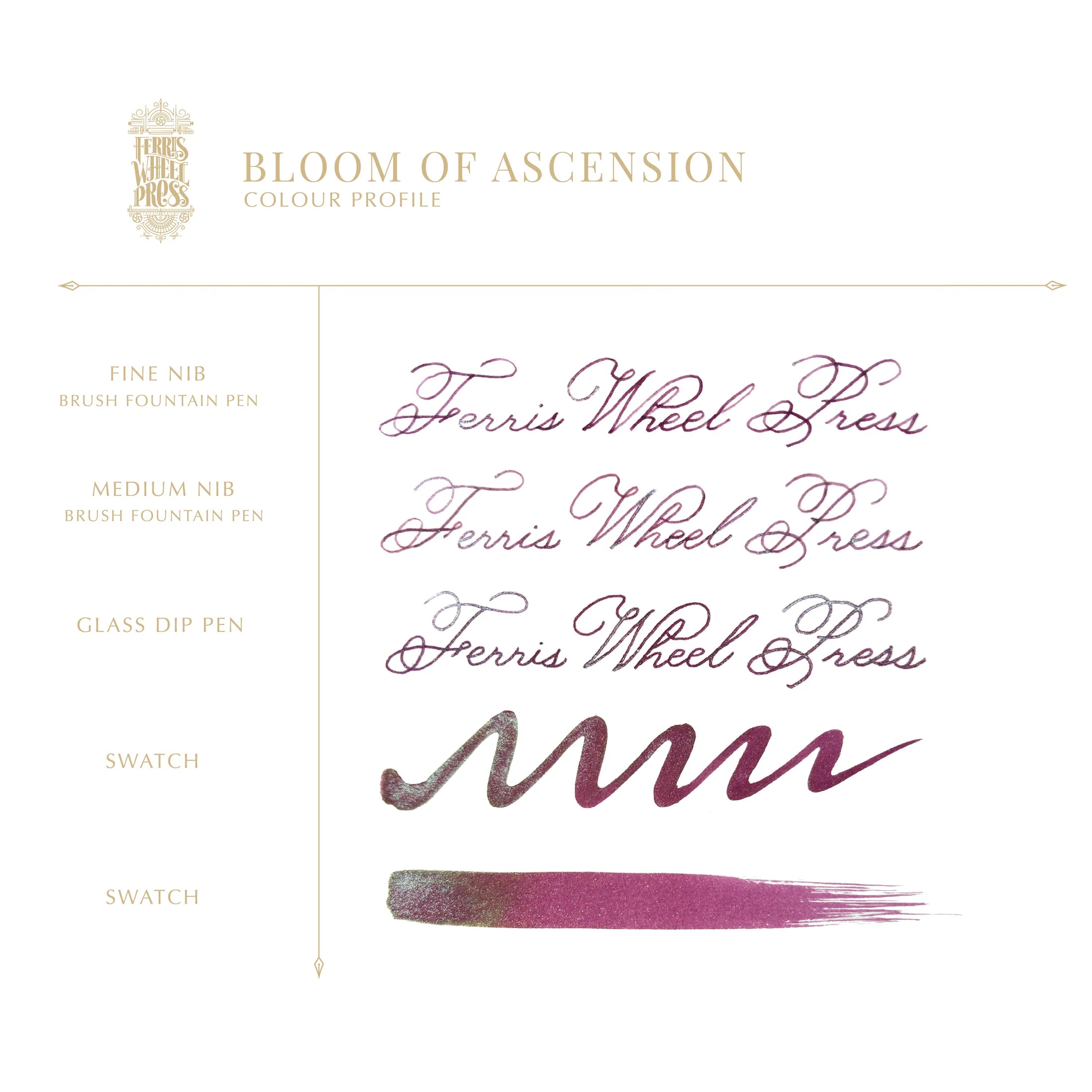 Ferris Wheel Press Bottled Ink – Bloom of Ascension