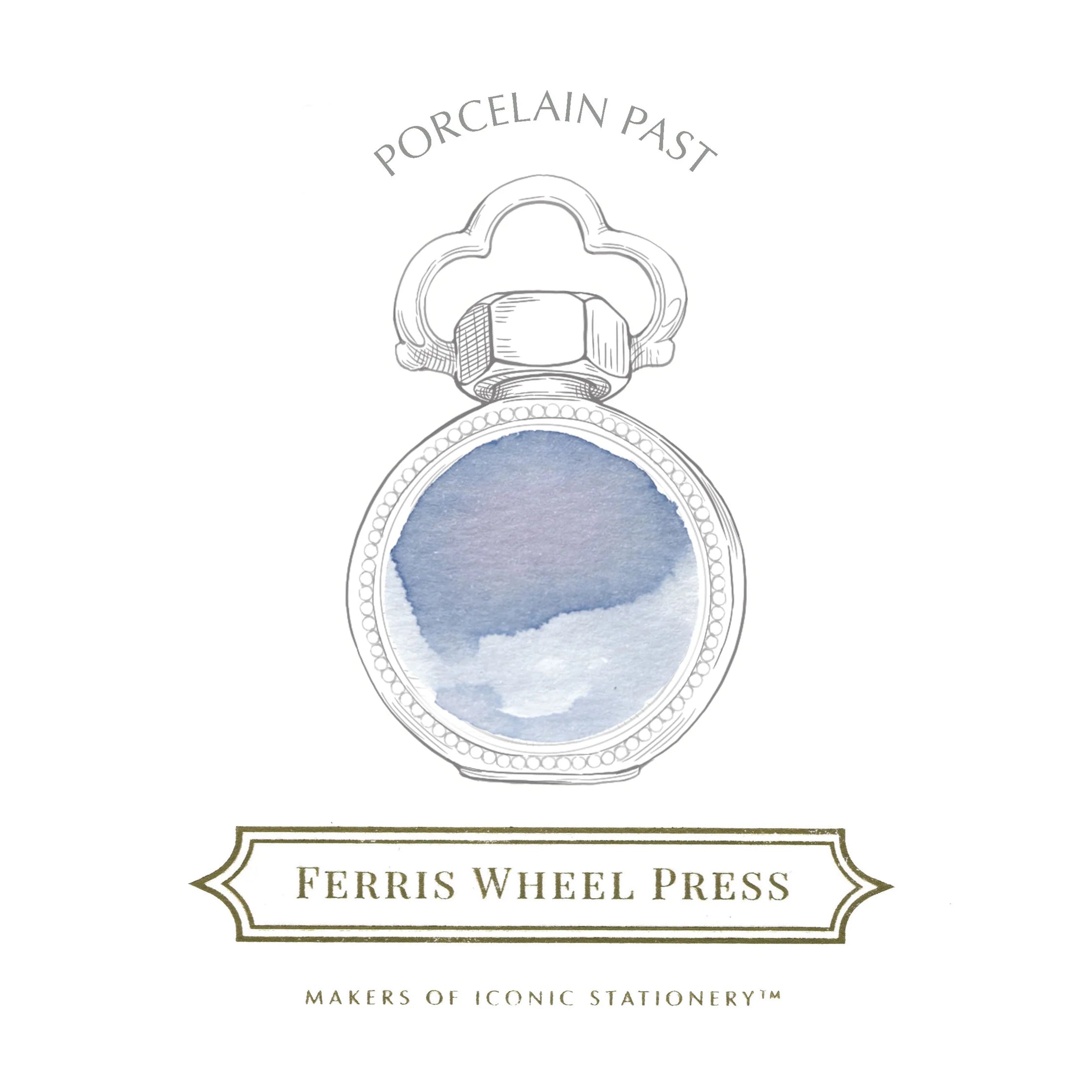 Ferris Wheel Press Bottled Ink – Porcelain Past