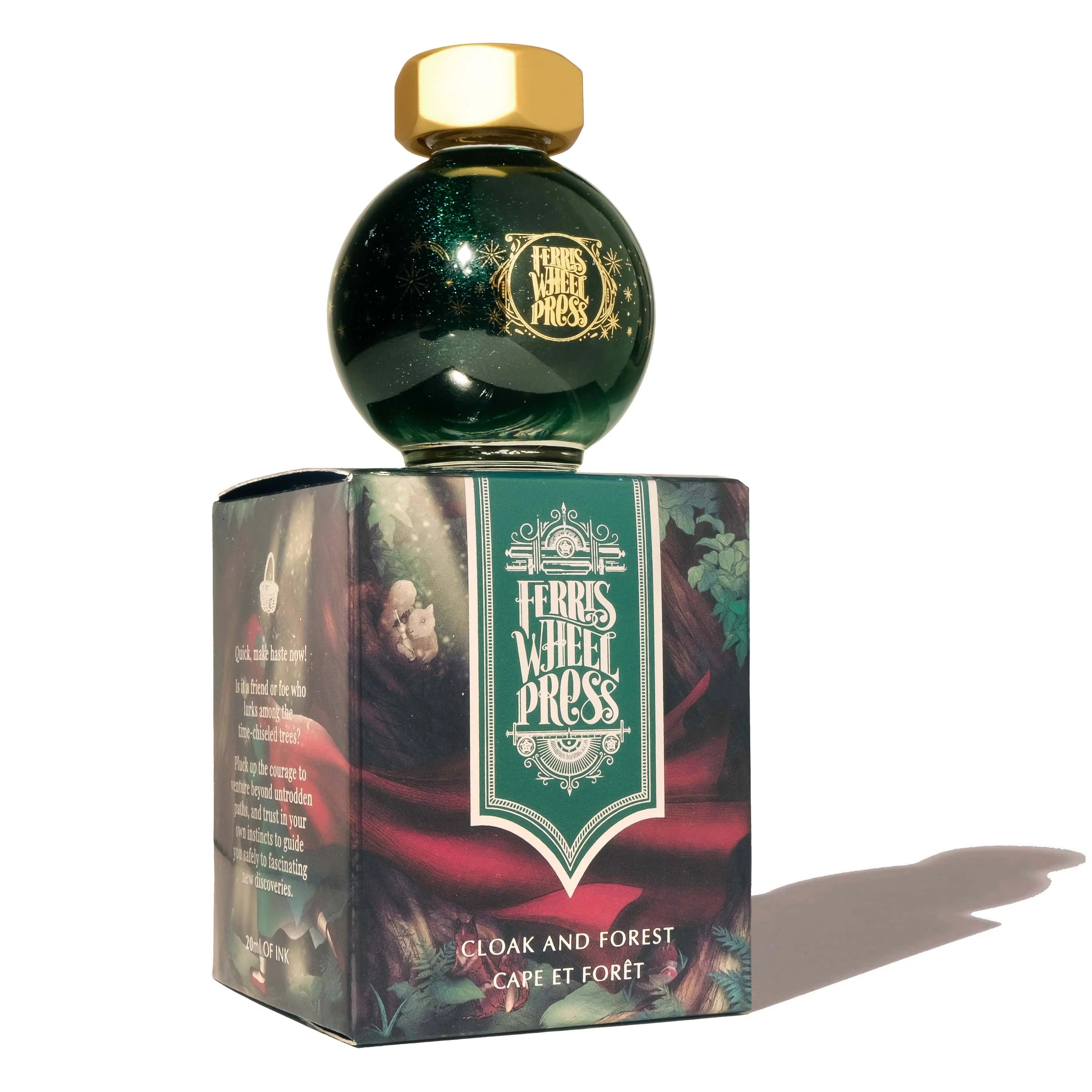 Ferris Wheel Press Bottled Ink – Cloak and Forest