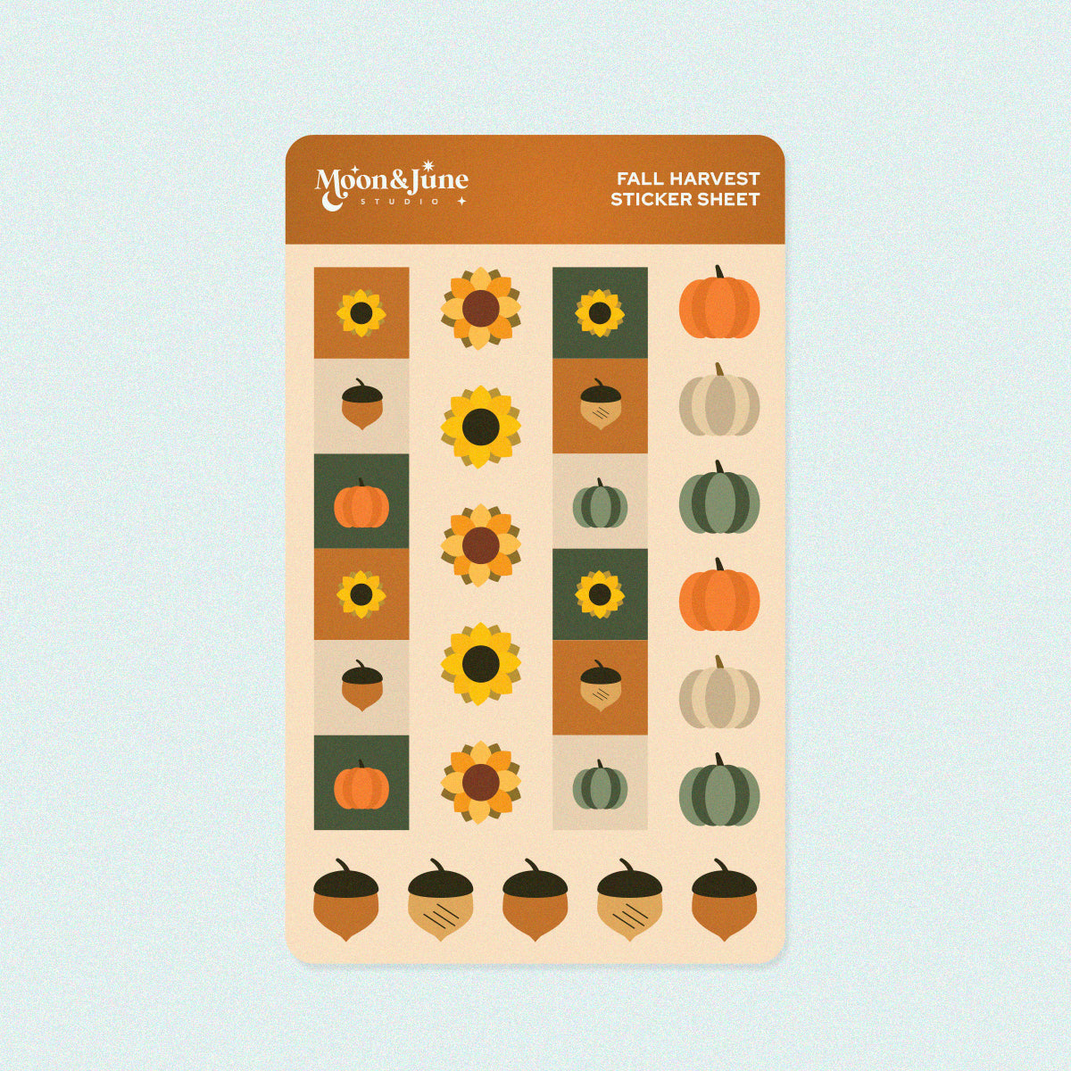 Fall Harvest Mini Sticker Sheet
