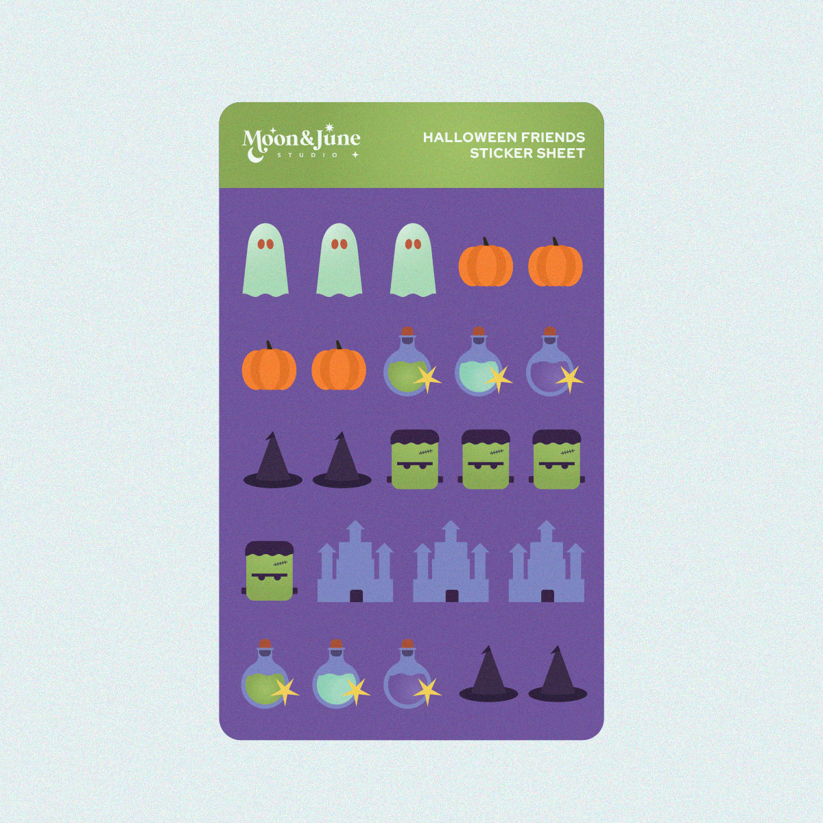 Halloween Friends Mini Sticker Sheet