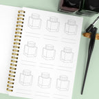 Wearingeul Ink Color Swatch Book