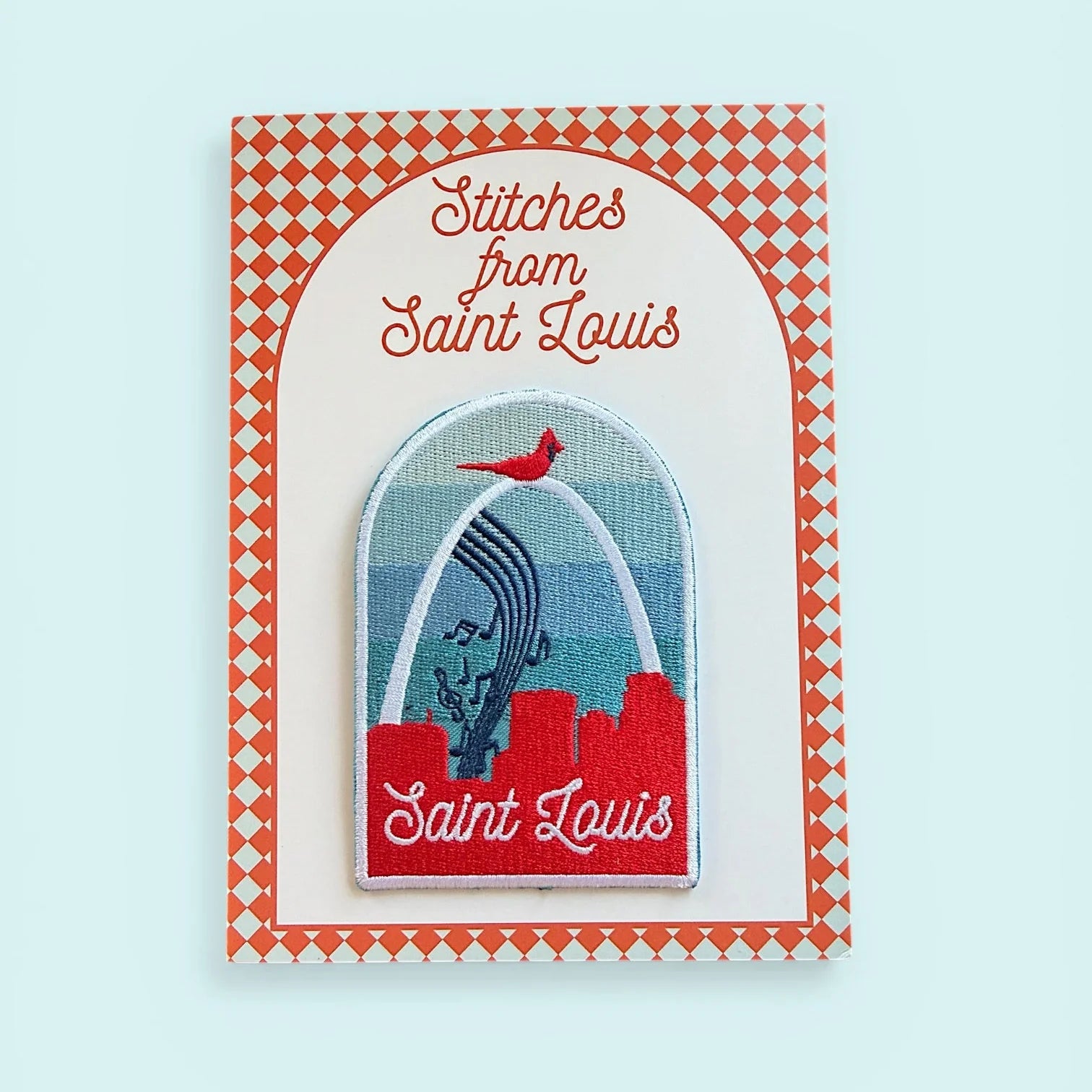 Saint Louis Iron-On Patch – Green Bean Graphic