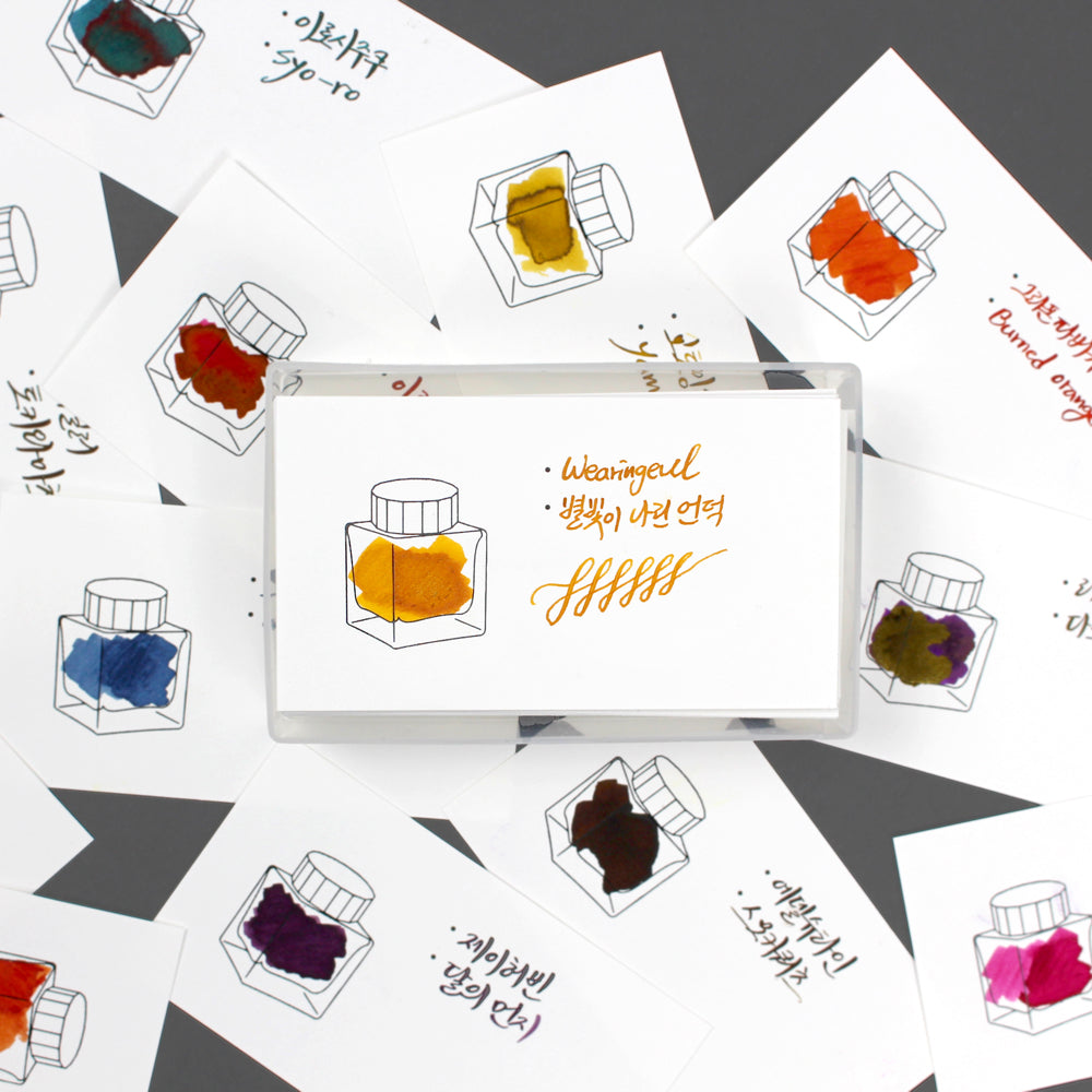 Wearingeul Ink Color Chart Cards – 100 Sheets