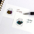 Wearingeul Ink Color Chart Cards – 100 Sheets