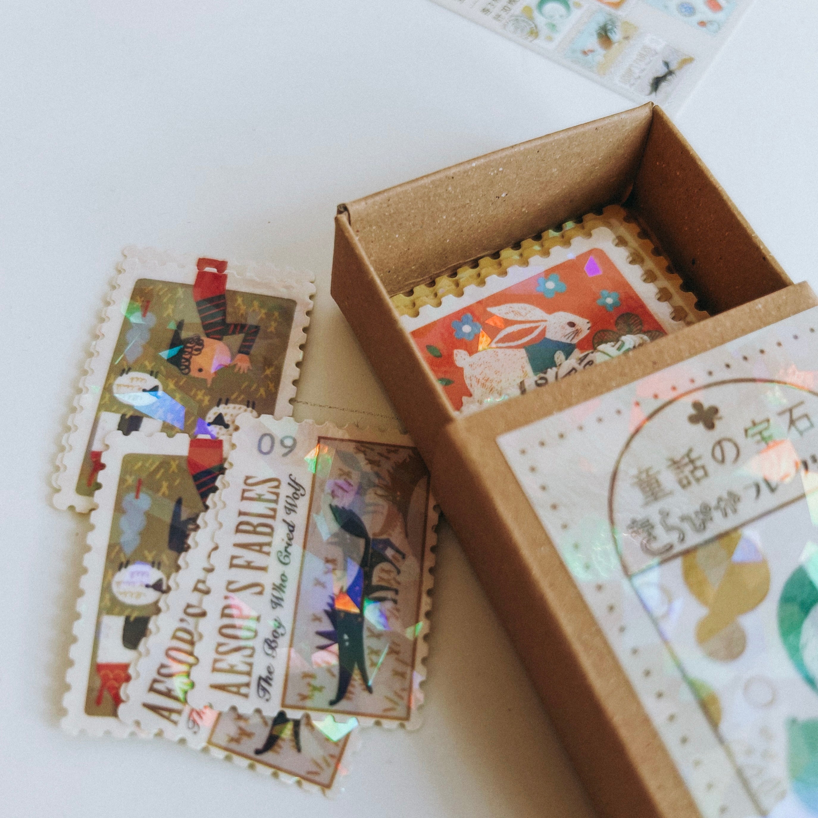 Shinzi Katoh: Aesop's Fable Stickers in Collectable Case #2