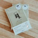 Midori Book Style Diary 2027 – B6 Beige Cat (Monthly + Weekly)