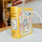 Book style case titled 'Snow White and the Seven Dwarfs' with colorful illustrations on a white surface.