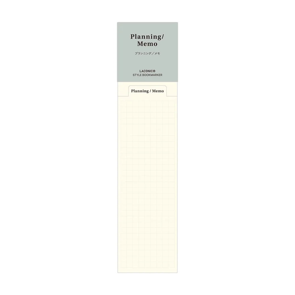 Laconic Style Bookmarker – Planning/Memo