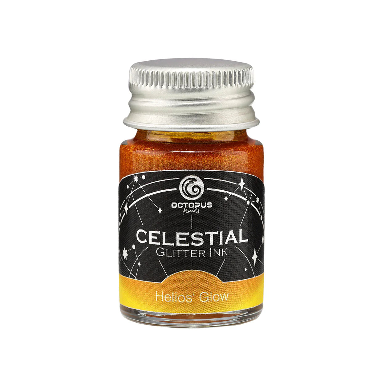 Celestial Glitter Fountain Pen Ink – Helios’ Glow
