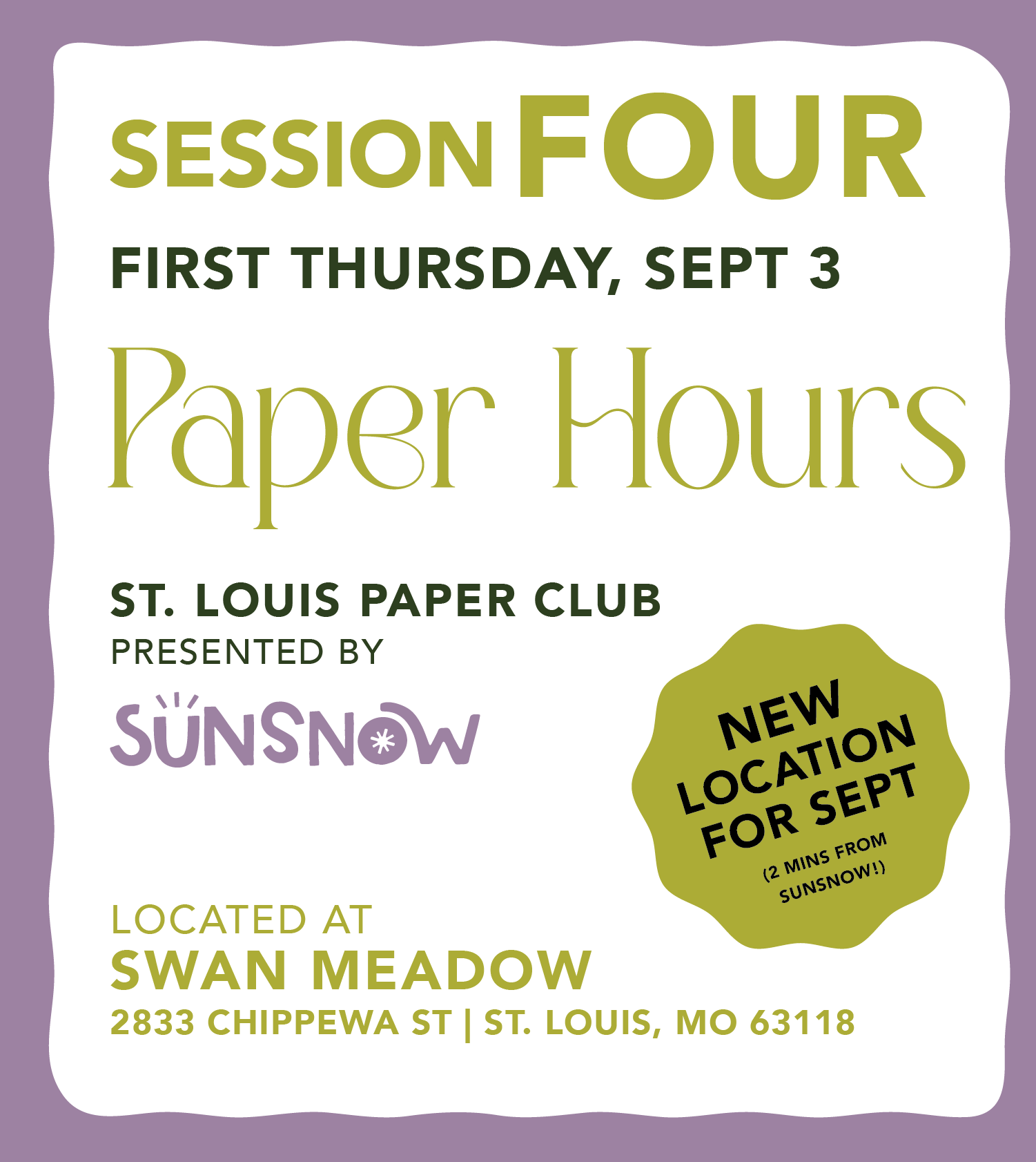Paper Hours: St. Louis Paper Club (Session 4)
