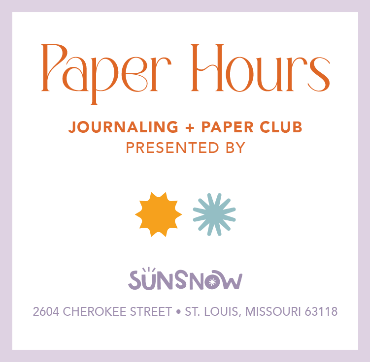 Paper Hours: St. Louis Journal + Paper Club