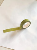 Green Gingham Washi Tape – Green Bean Graphic