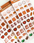 Create-O Cafe Sticker Sheet