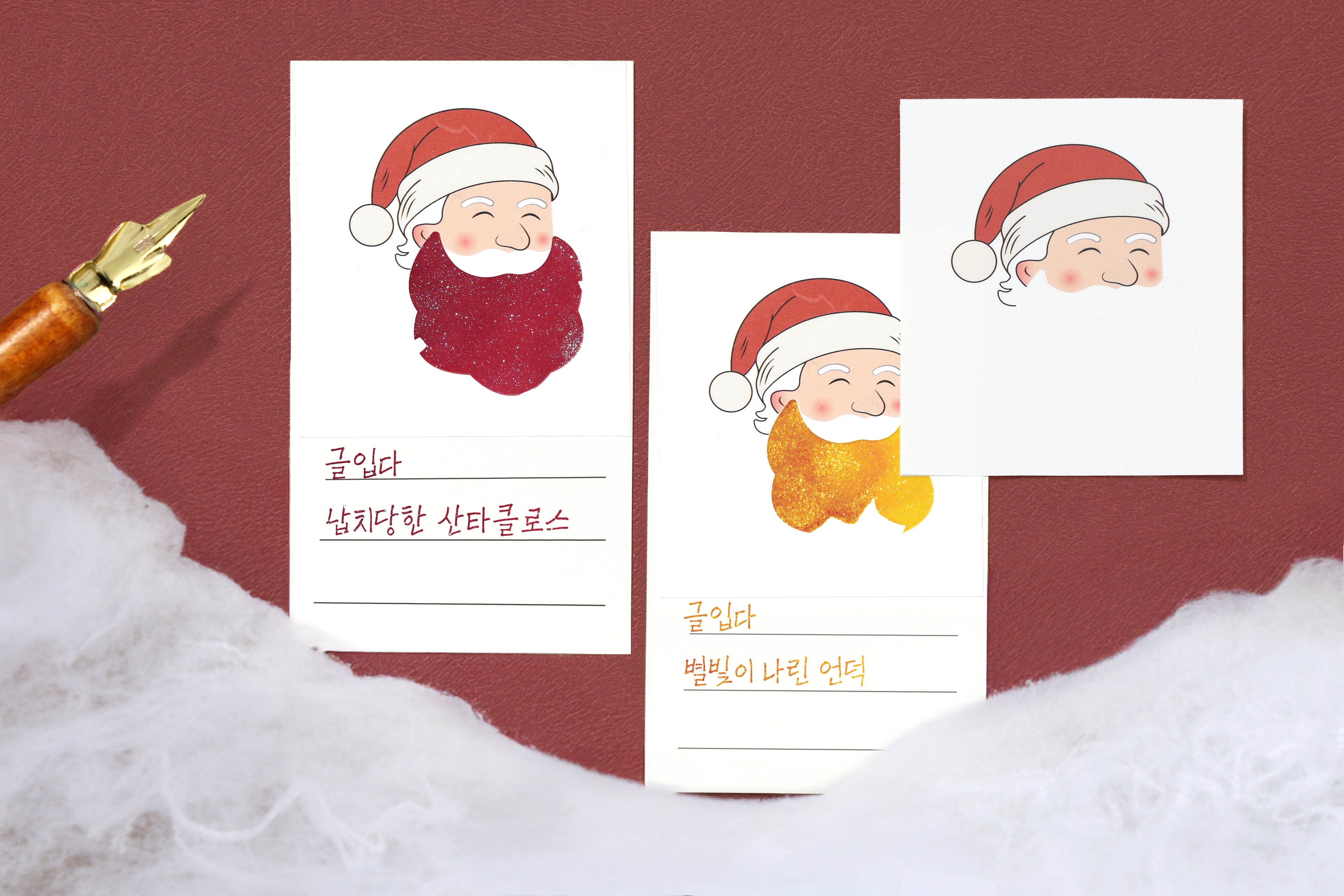 Wearingeul Santa Claus Sticker & Ink Swatch
