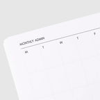 Travel Notebook – Pocket Plus Monthly Admin | Lagoon