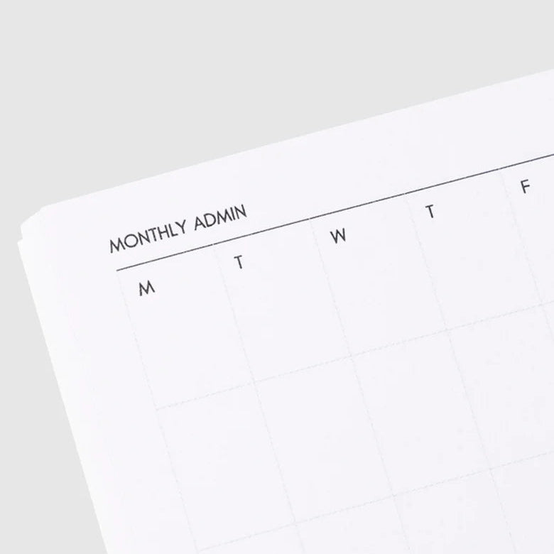Travel Notebook – Pocket Plus Monthly Admin | Lagoon