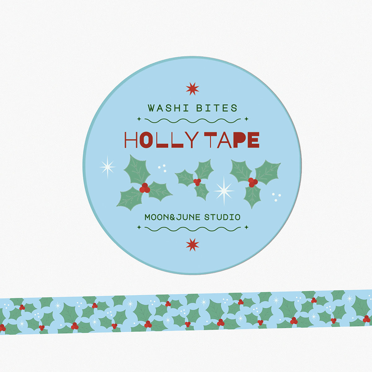 Holly Washi Tape – Moon&June Studio