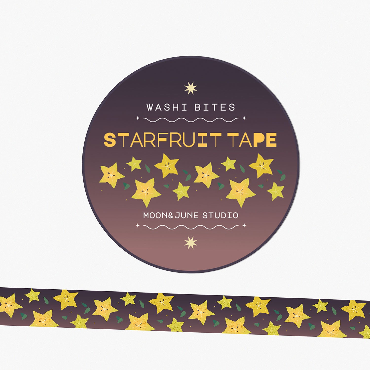 Starfruit Washi Tape – Moon&June Studio