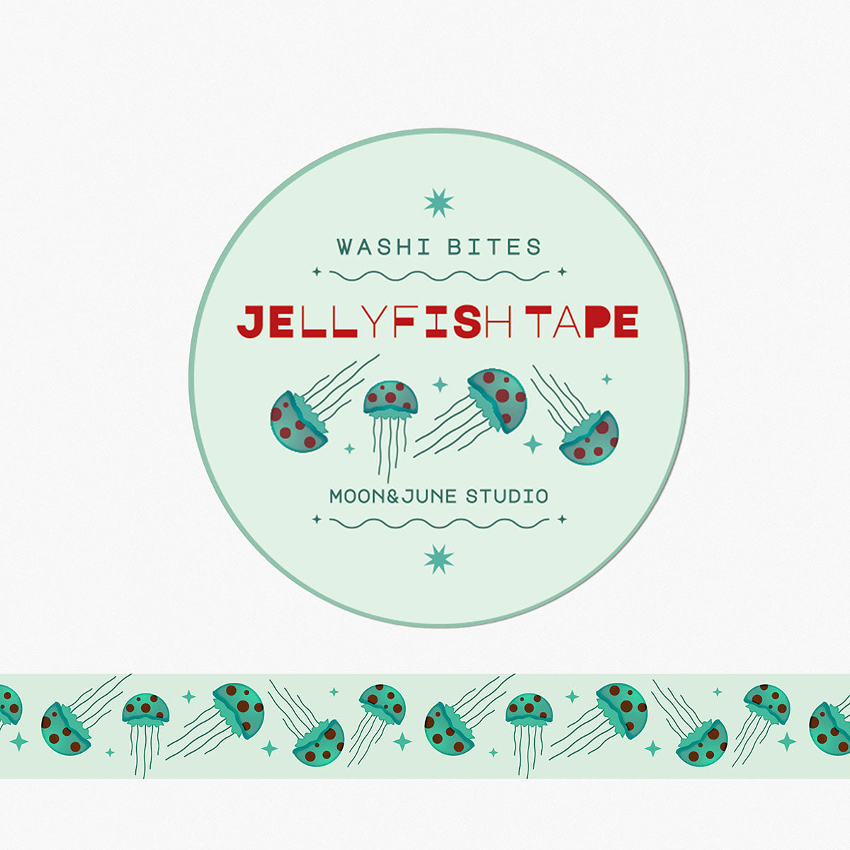 Jellyfish Washi Tape – Moon&June Studio