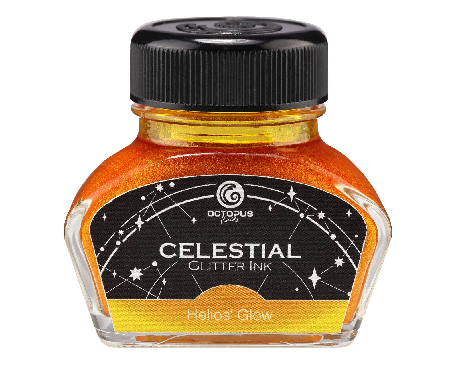 Celestial Glitter Fountain Pen Ink – Helios’ Glow