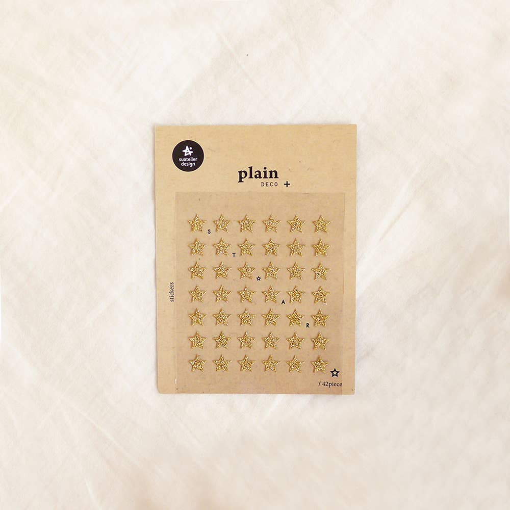 Gold Star Sticker Sheet | Plain.15