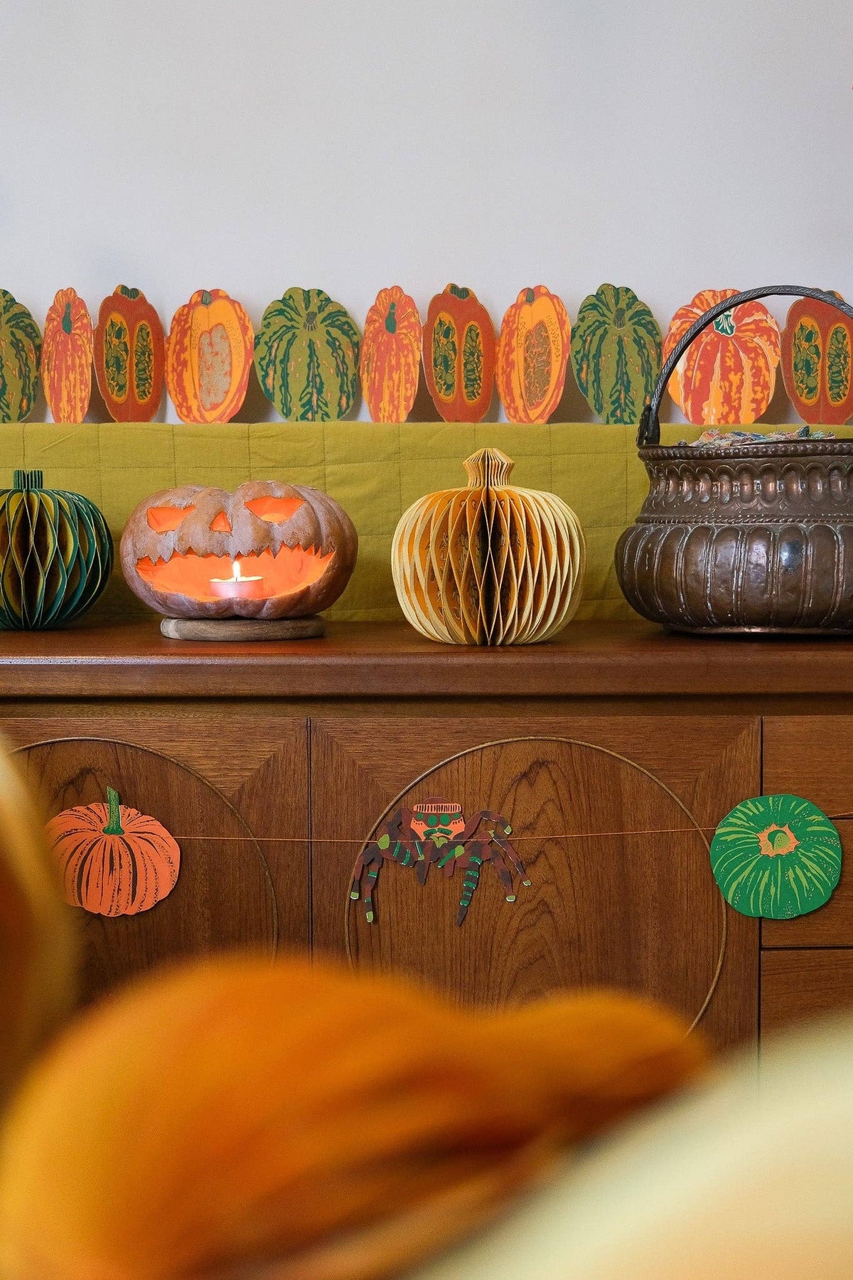 Pumpkin – Sewn Garland (East End Press)