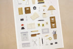 Writing Corner Sticker Sheet (no.1205)