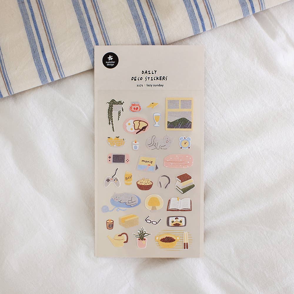 Lazy Sunday Sticker Sheet (no. 1171)