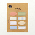 Mini Label Deco Sticker Sheet – Plain.75 (no.1679)