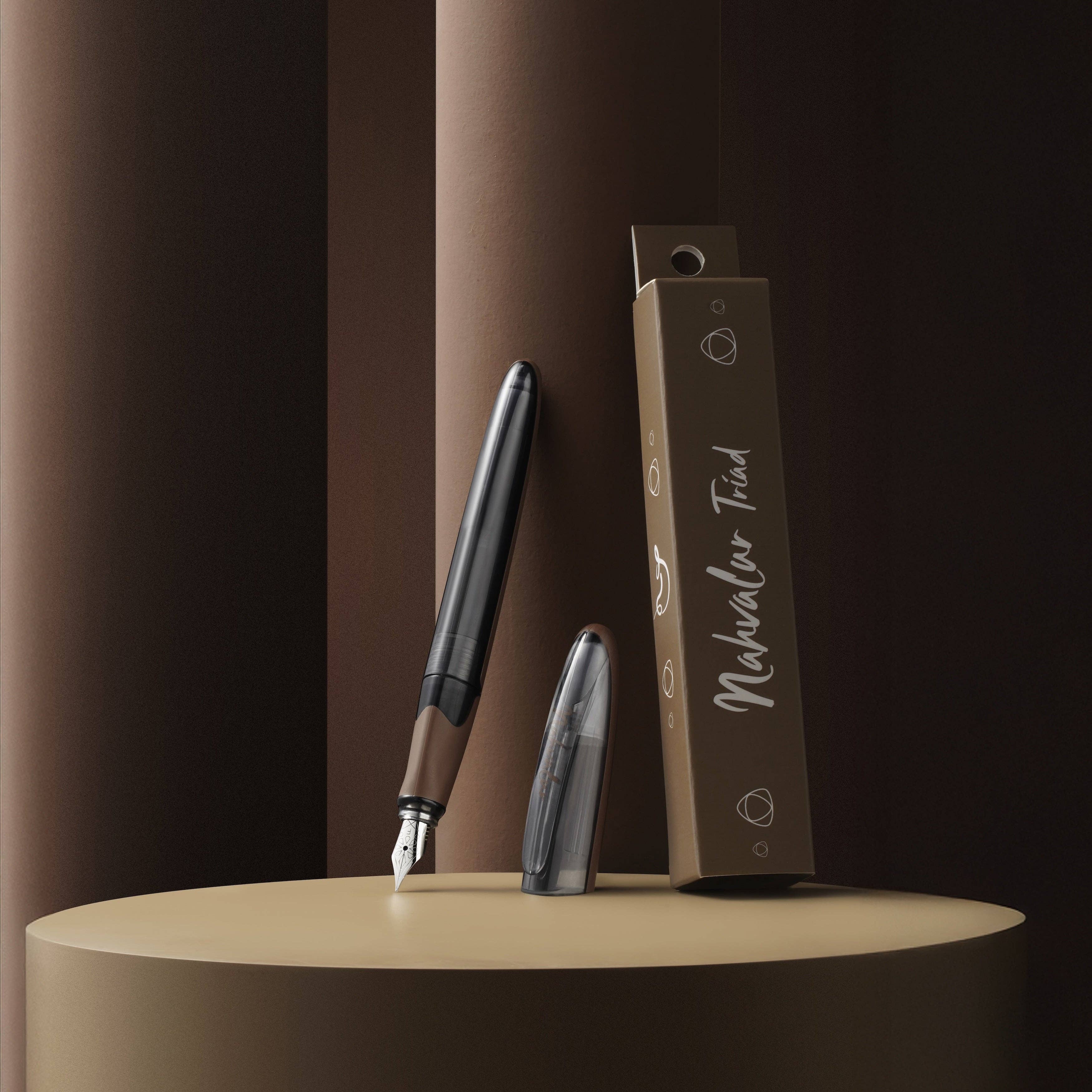 Nahvalur Triad Fountain Pen – Chocolate