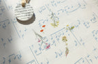 Flower Letter Sticker Sheet (no. 1089)