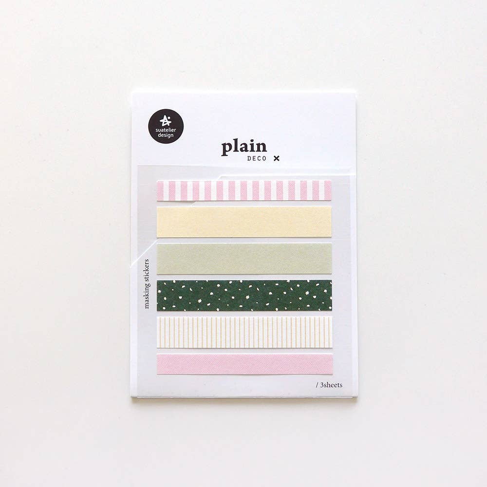Deco Sticker Sheet – Plain.69 (no.1673)