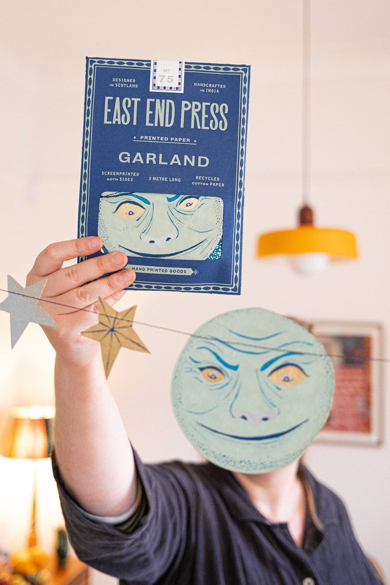 Man on the Moon – Sewn Garland (East End Press)