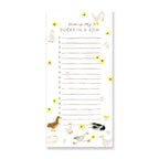 Ducks in a Row Listpad – Cute Magnetic To Do List Pad