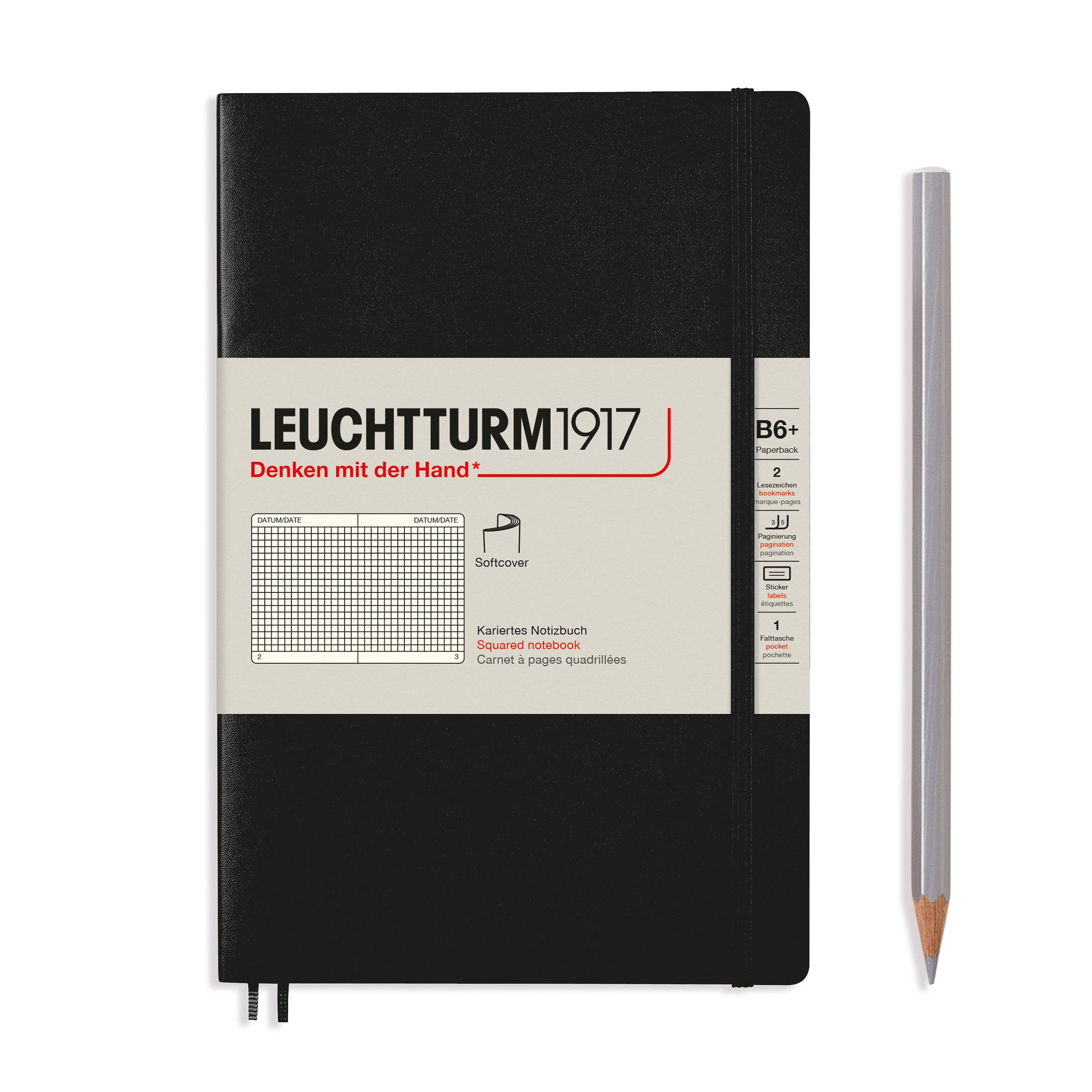 Leuchtturm1917 Paperback Notebook – B6 Squared