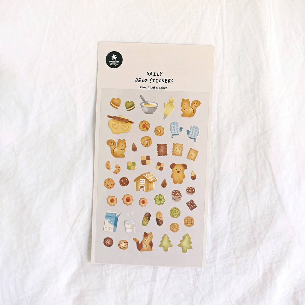 Let's Bake! Sticker Sheet (no.1204)