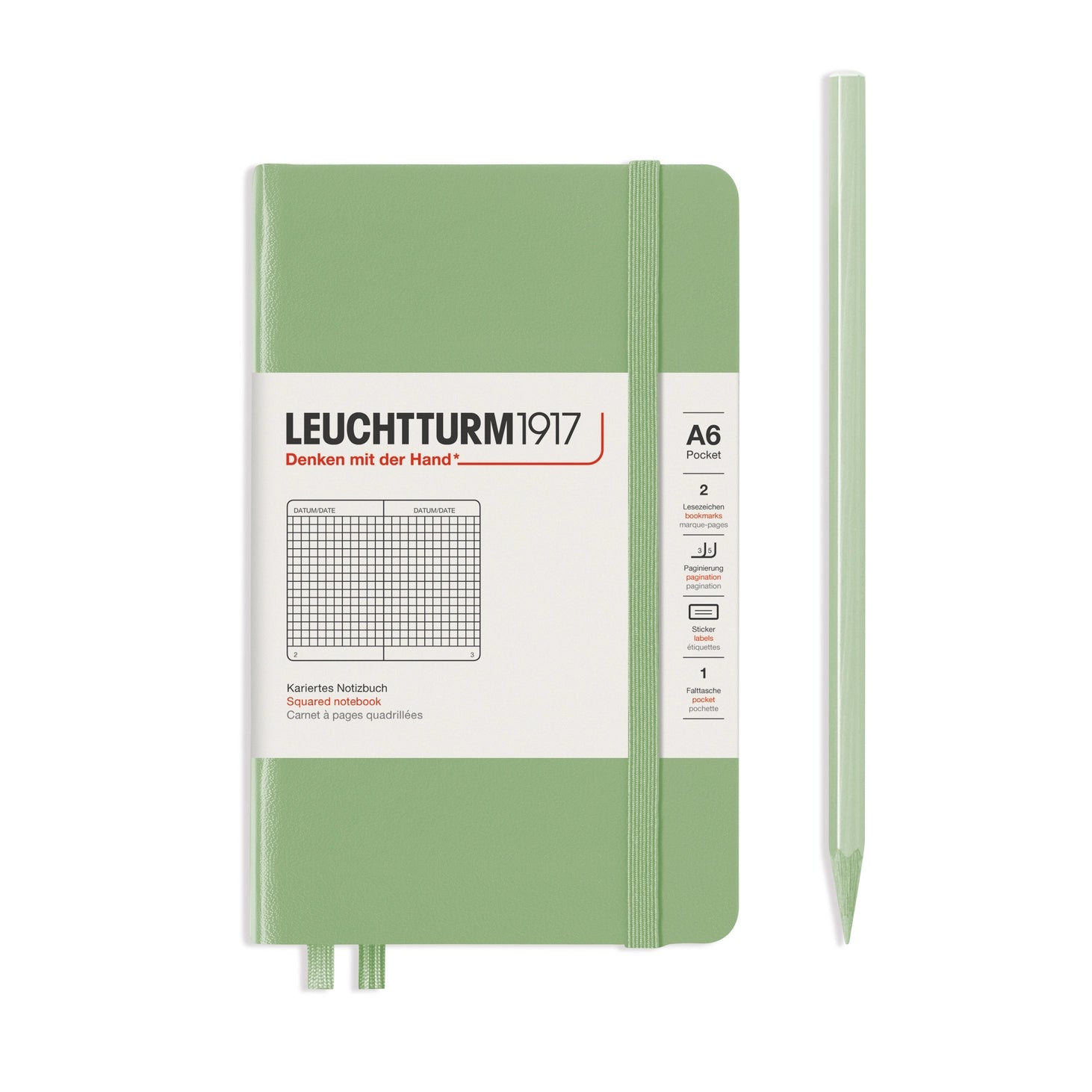 Leuchtturm1917 Pocket Notebook – A6 Squared