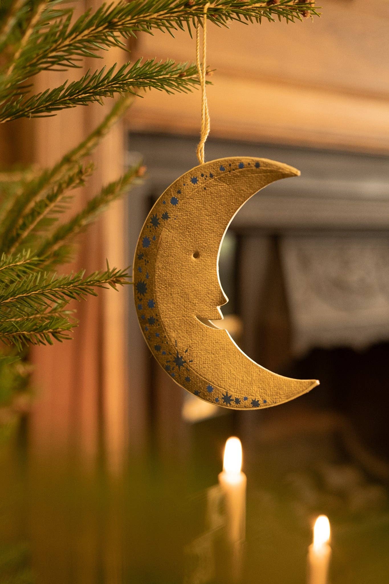 Shimmering Moon – Board Ornament (East End Press)