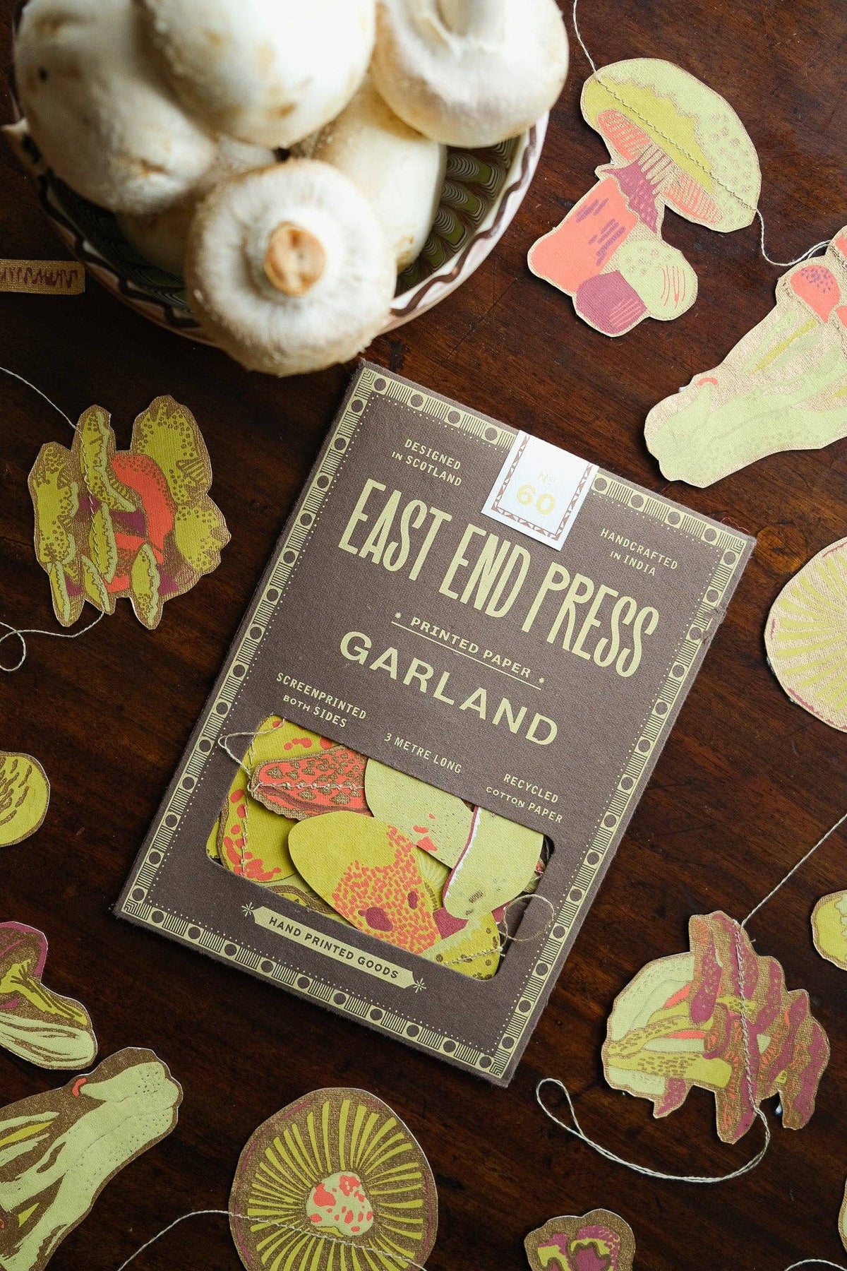 Mushroom – Sewn Garland (East End Press)