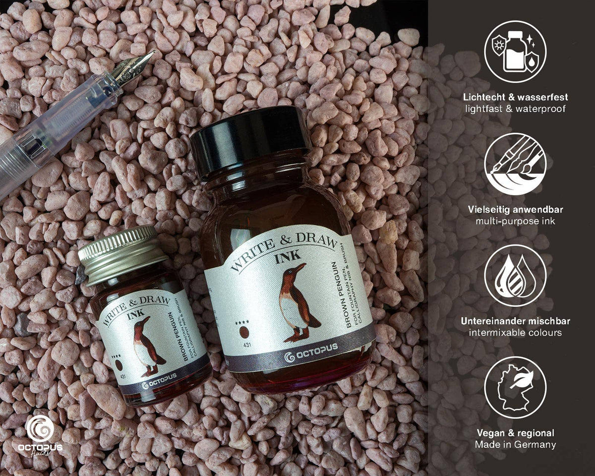 Write and Draw Ink – Brown Penguin 431 (10ml)